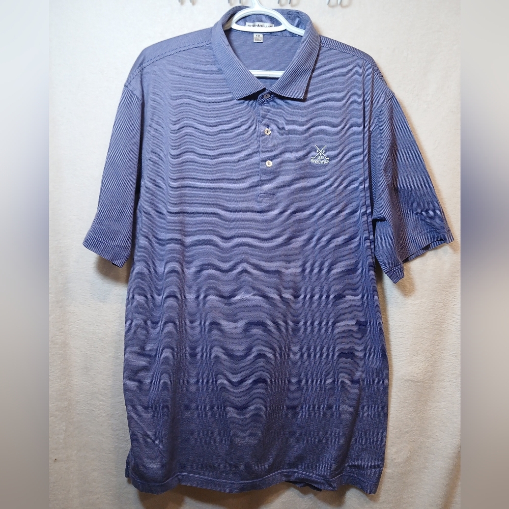 Peter Millar Mens SZ XXL "Prestwick 1851" Golf Club  Polo Shirt - 2XLarge